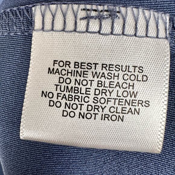 Peter Millar Shirt Women Extra Large Blue Polo Short Sleeve Golf Stretch UPF 50+ - Picture 9 of 13